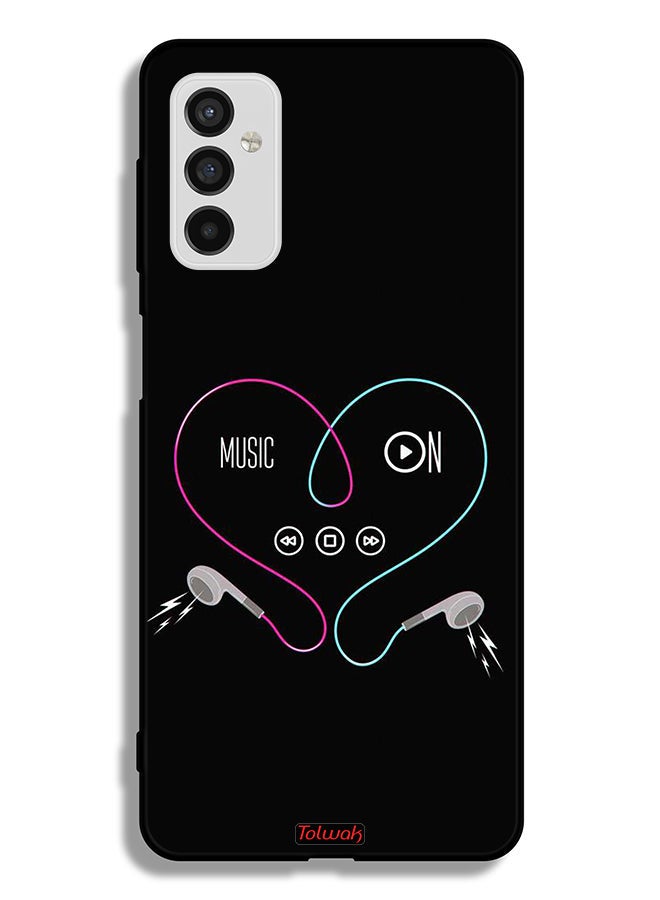 Tolwak Samsung Galaxy M52 5G Protective Case Cover Music On - Image 2