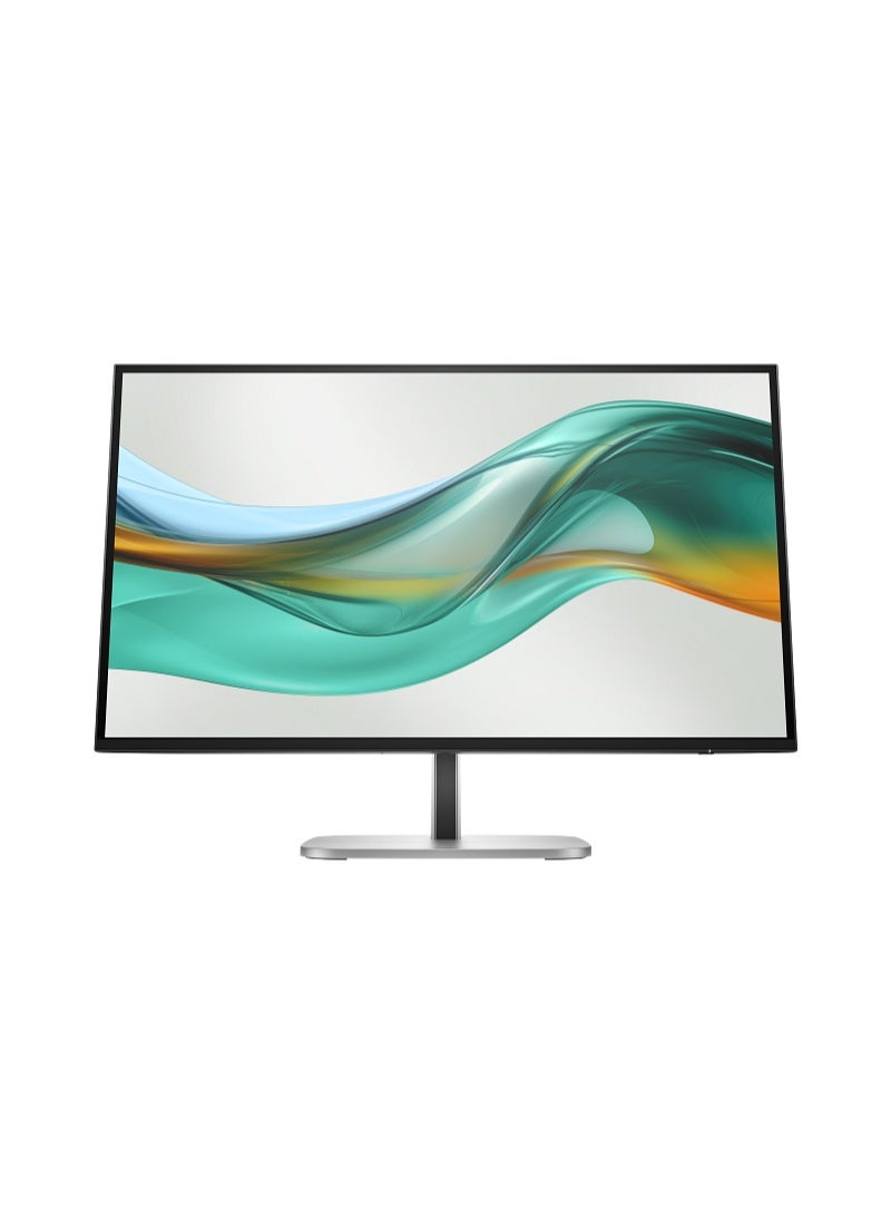 HP سلسلة 5 برو 527pu شاشة 27 بوصة QHD (2560x1440) USB-C، معدل تحديث 100 هرتز، لوحة IPS، توصيل طاقة 100 واط، 100% sRGB، دعم سلسلة الدوائر، قاعدة قابلة للإمالة/الارتفاع، راحة العين | 9E0G5AS - Image 1