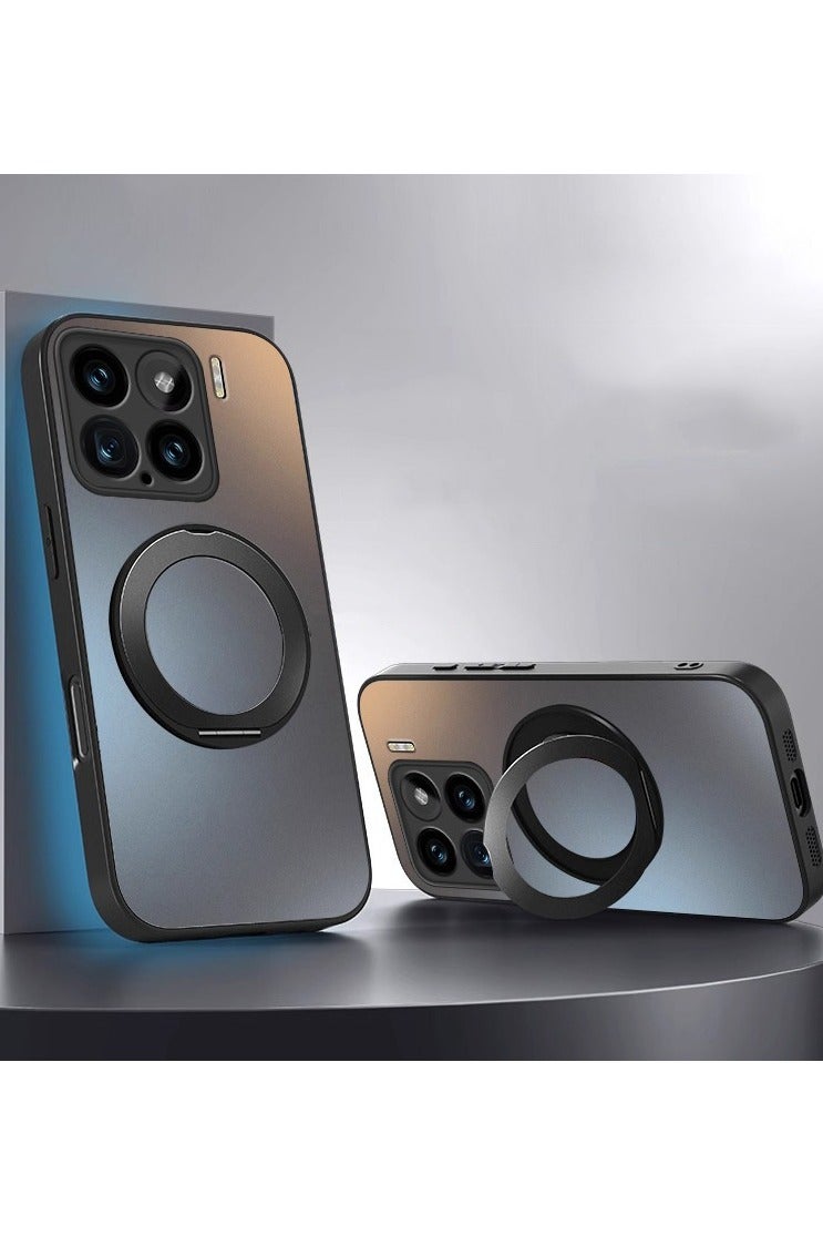 general Case for Xiaomi Mi 15S Pro with Magsafe, Magnetic Stand Invisible Stand Ring, Shockproof Mobile Phone Case Matte Scratch-Resistant Protective Case for Xiaomi Mi 15S Pro - Image 1