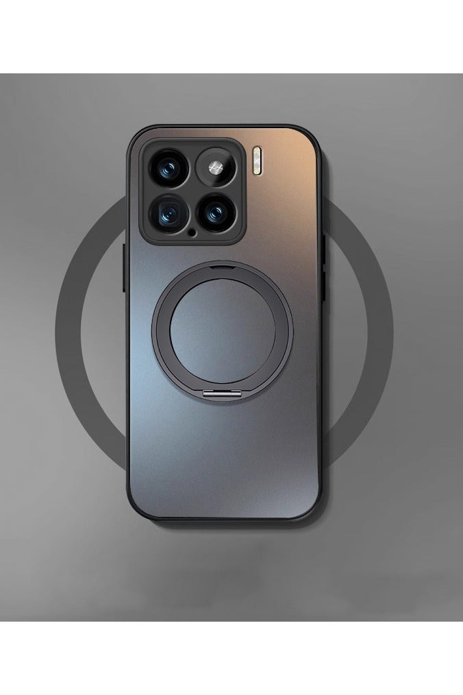 general Case for Xiaomi Mi 15S Pro with Magsafe, Magnetic Stand Invisible Stand Ring, Shockproof Mobile Phone Case Matte Scratch-Resistant Protective Case for Xiaomi Mi 15S Pro - Image 2