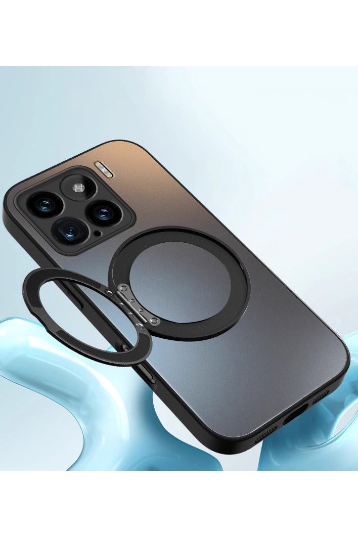 general Case for Xiaomi Mi 15S Pro with Magsafe, Magnetic Stand Invisible Stand Ring, Shockproof Mobile Phone Case Matte Scratch-Resistant Protective Case for Xiaomi Mi 15S Pro - Image 3