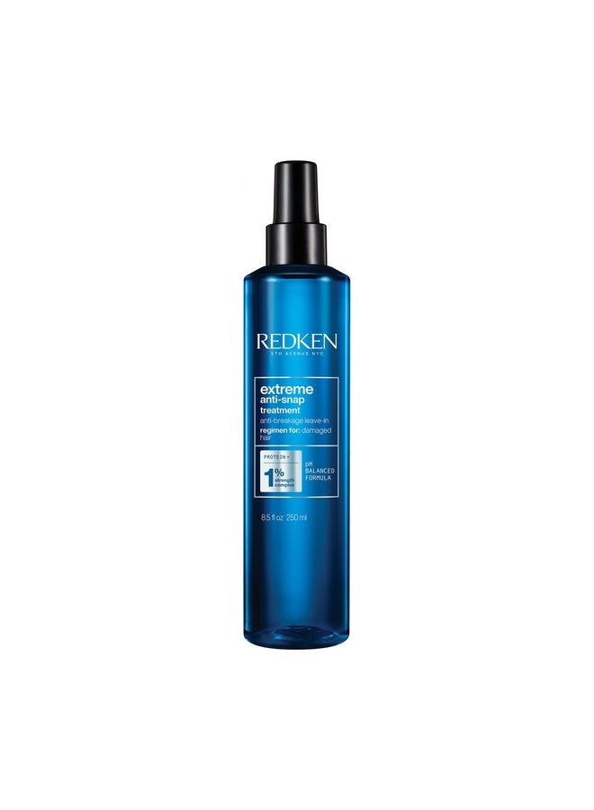 Redken Extreme Anti-Snap Anti-Breakage Leave-In Treatment | for Distressed Hair | Fortifies & Helps Reduce Breakage | Infused with Proteins | 8.5 Fl. Oz. - Image 1