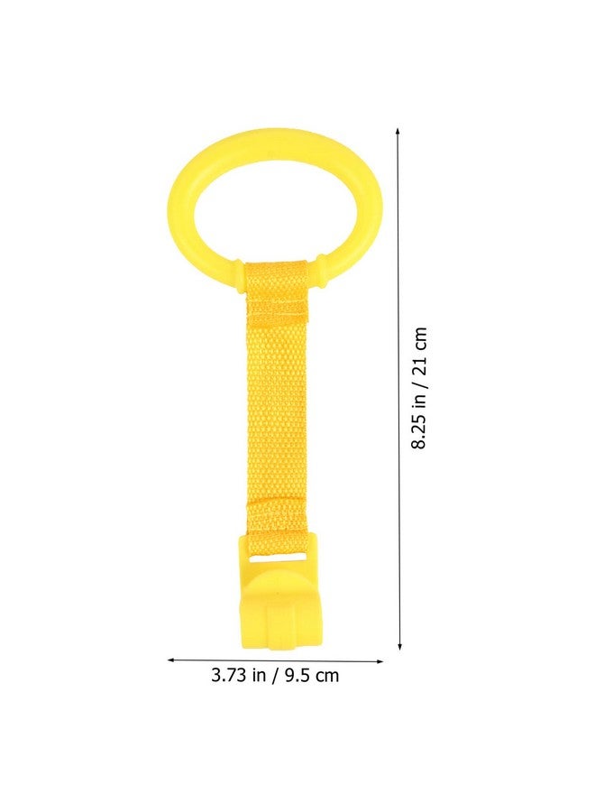 TOYANDONA 4Pcs Baby Crib Pull Ring Baby Bed Stand Up Rings Baby Cot Rings Walking Assistant For Baby Toddler  - Image 2