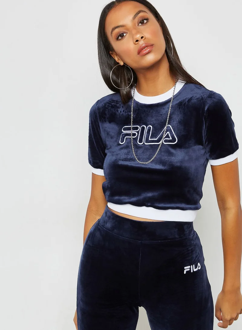 FILA Emiliana Velour T-Shirt