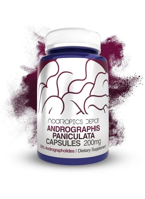 Andrographis paniculata Capsules | 200mg | 60 Count | 50% Andrographolides | Supports Immune Function | Supports Cellular Function