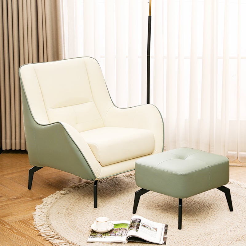 Sharpdo Single Sofa Chair With Footrest, Modern Minimalist Italian Style Lounge Chair, Suitable for Living Room and Balcony - Image 4