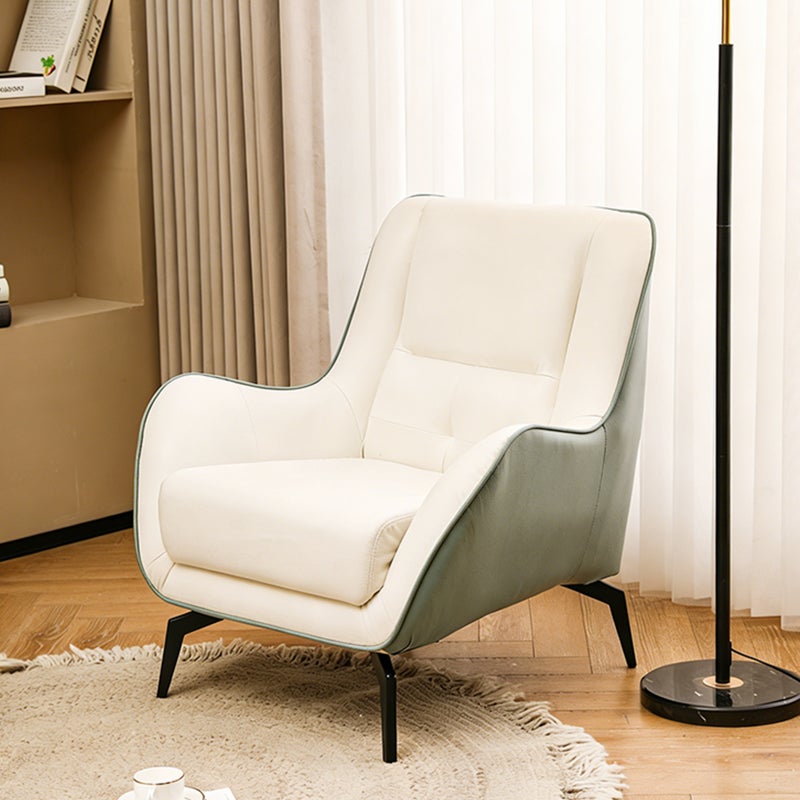 Sharpdo Single Sofa Chair With Footrest, Modern Minimalist Italian Style Lounge Chair, Suitable for Living Room and Balcony - Image 3