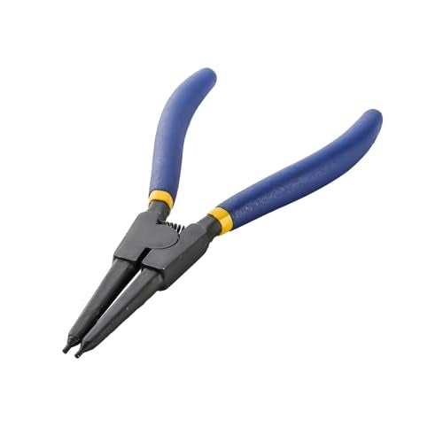 AGRICO TATA AGRICO Straight Circlip Plier with Precise & Solid Contact Tips| Ideal for Fitting Snap Rings on Shafts| Chrome Vanadium Construction| Wear Resistant| Cousin Grip-(7"Inches-Blue & Black) - Image 1