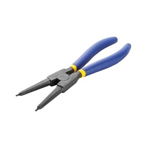 AGRICO TATA AGRICO Straight Circlip Plier with Precise & Solid Contact Tips| Ideal for Fitting Snap Rings on Shafts| Chrome Vanadium Construction| Wear Resistant| Cousin Grip-(7"Inches-Blue & Black) - Image 2