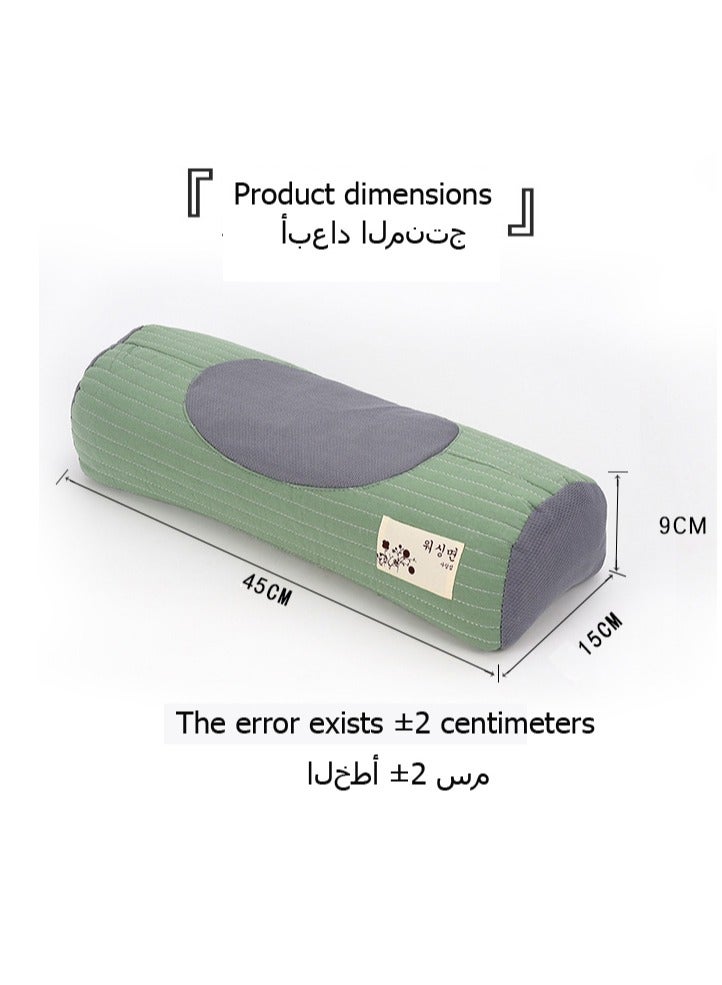 وسادة الحنطة السوداء المساعدة على النوم 45 * 15 سم أخضر  - Image 3