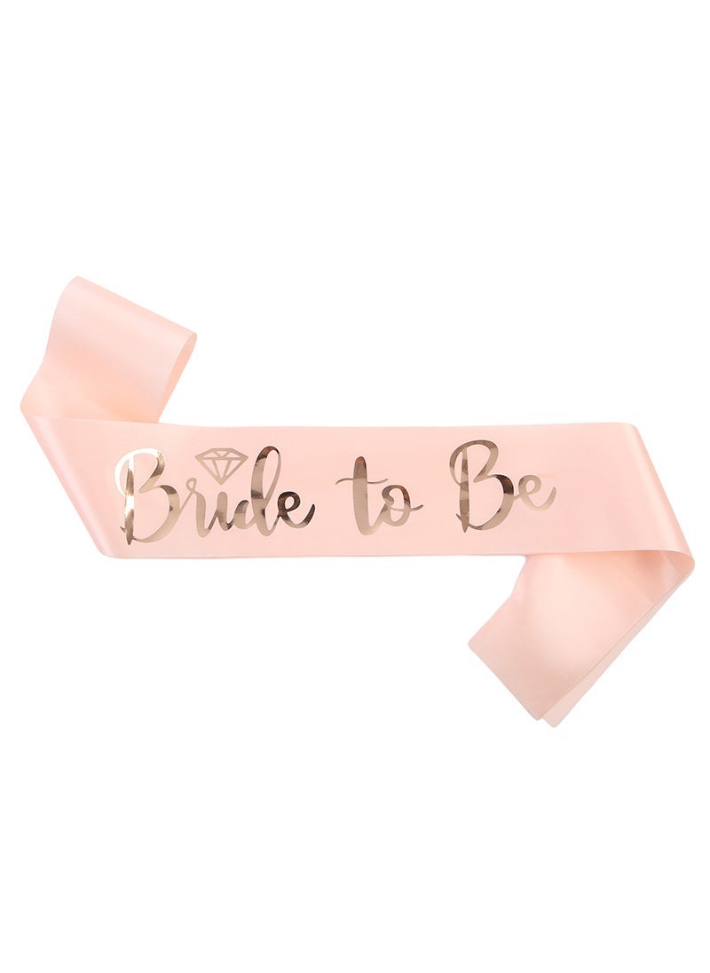 Bachelor party BRIDE bridesmaid shoulder strap BRIDE TO BE courtesy strap bronzing TEAM BRIDE ribbon belt  - Image 2