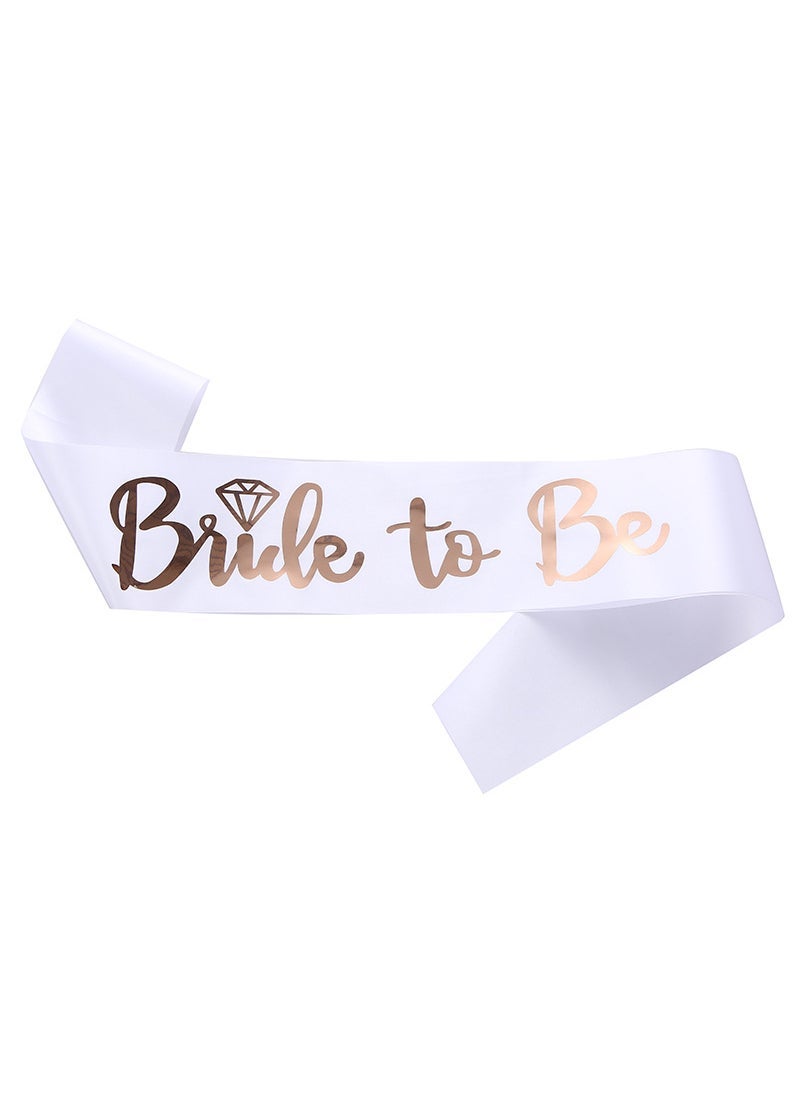 Bachelor party BRIDE bridesmaid shoulder strap BRIDE TO BE courtesy strap bronzing TEAM BRIDE ribbon belt  - Image 1