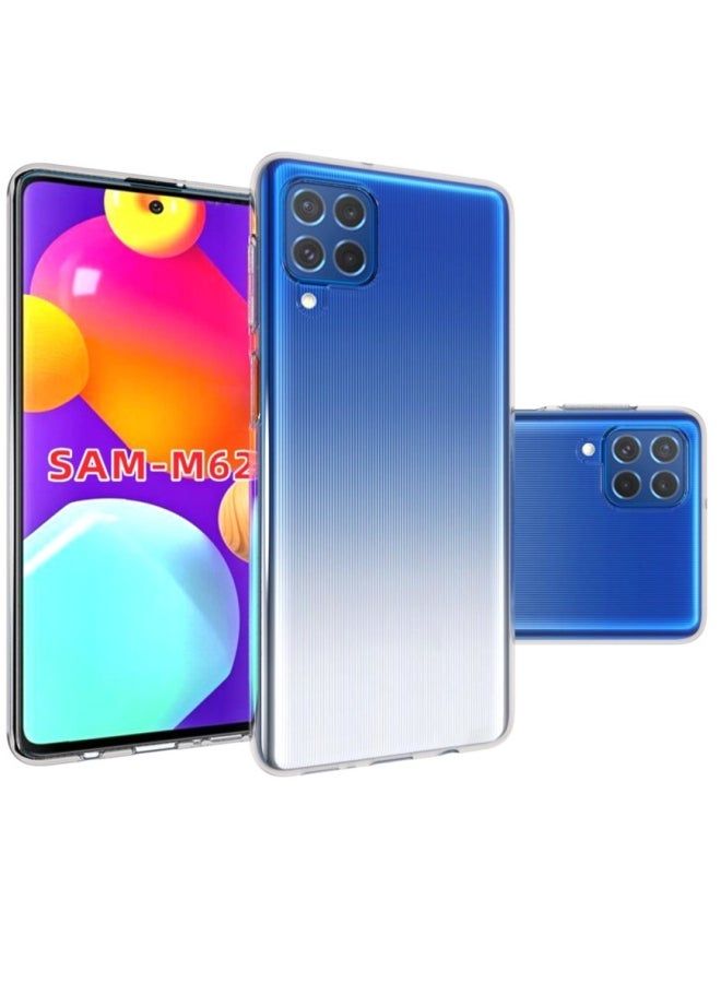 IAF Protective Case Cover for Samsung Galaxy M62 Clear