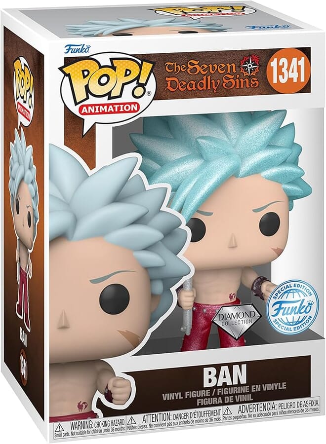 Funko Pop! Anime: Seven Deadly Sin - Ban (DGLT)(Exc)