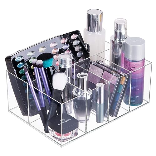 InterDesign iDesign 5-Section Divided Vanity Organizer for Cosmetic Storage - Clear - Image 3