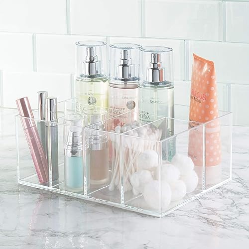 InterDesign iDesign 5-Section Divided Vanity Organizer for Cosmetic Storage - Clear - Image 4