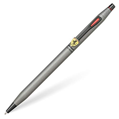 Cross Scuderia Ferrari Classic Century Ballpoint Pen Includes Premium Gift Box Titanium Grey Satin Lacquer - Image 1