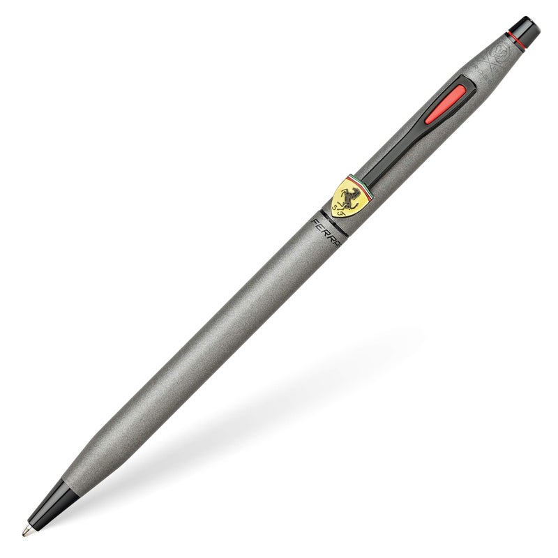 Cross Scuderia Ferrari Classic Century Ballpoint Pen Includes Premium Gift Box Titanium Grey Satin Lacquer - Image 2