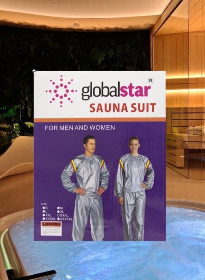 Global Star 12 Pieces Sauna Suit XXXL For Men And Women - Image 2