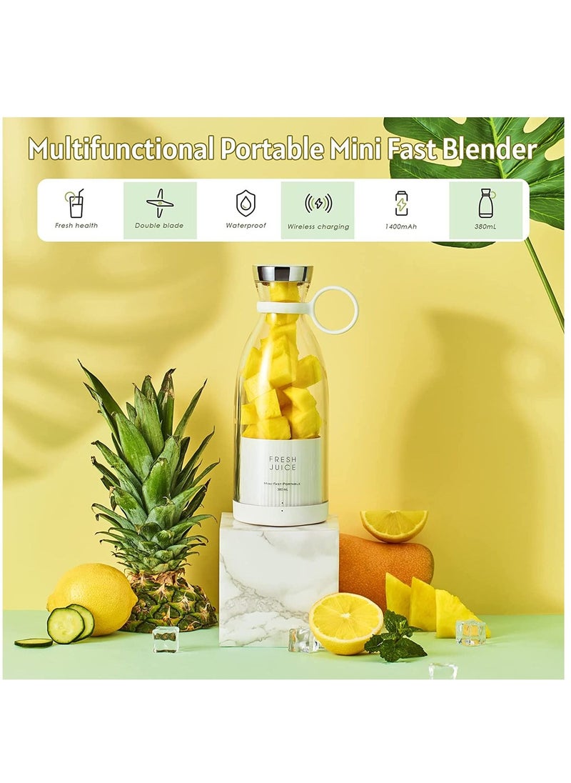 USB Rechargeable Personal Size Juice Cup, Portable Blender, Blender Juicer Juice Cup Fruit Blender Portable Fruit Cup, Personal Blender for Smoothies and Smoothies