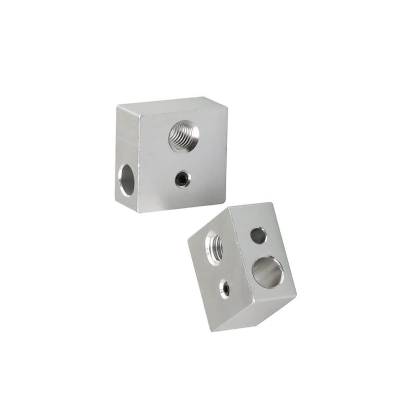 3Pcs Aluminum Heating Block Kit For 3D Printer Extruder Enhanced Performance - Image 1