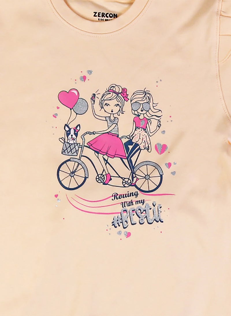 زيركون بيجامة بناتي خريفي - Image 2