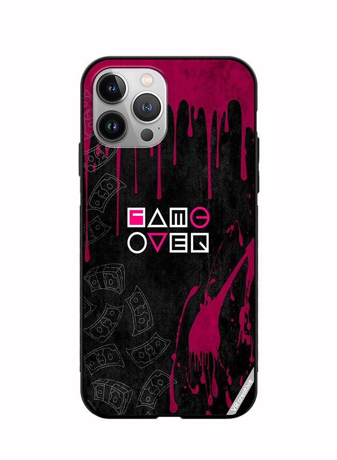 VR CREATIVE Protective Case Cover For Apple iPhone 12 Pro Game Over Design Multicolour - Image 1