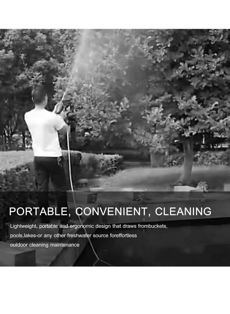 24V Cordless Portable Washer Electric High Pressure Cleaner Machine 200W 30Bar Lithium Handheld Car Cleaning Device With Foam Generator Nozzle Water Pump - Image 4