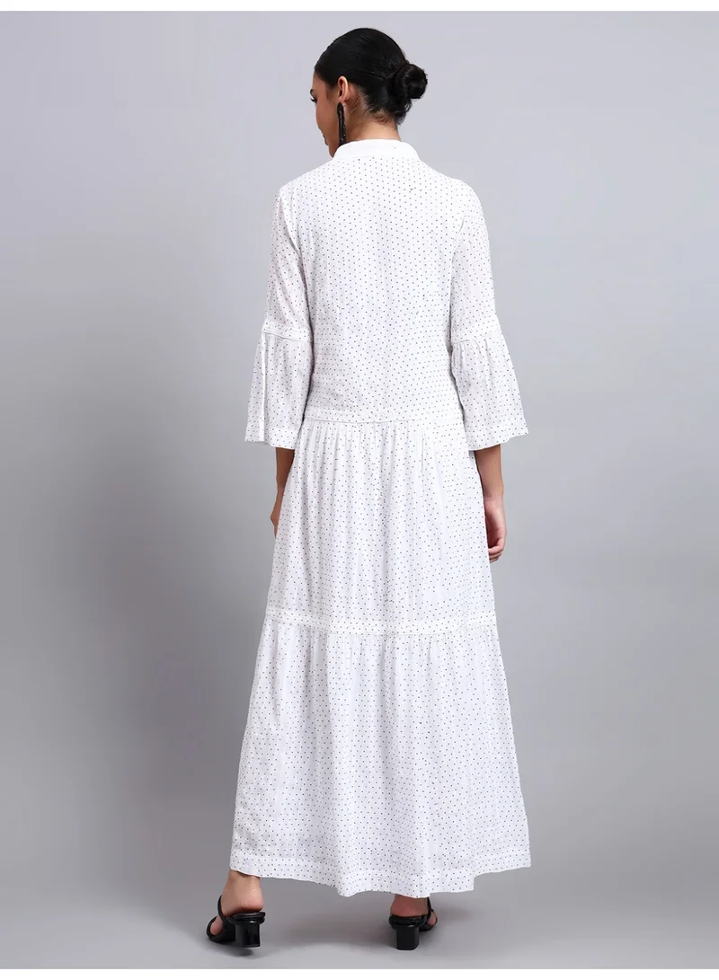 Alaya Women's Cotton Jalabiya with Mirror Work-AL4051