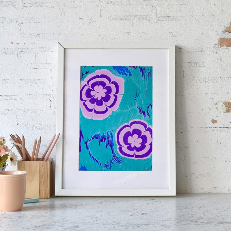 DecoArt Water Marbling Paint - 59 ML (2 Oz) Dropper Bottle - Light Blue (15) - Image 2