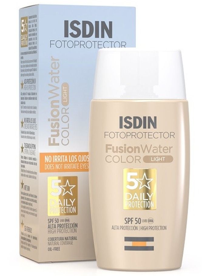 ISDIN Fotoprotector Fusion Water Color SPF 50 Light 50ml - Image 1