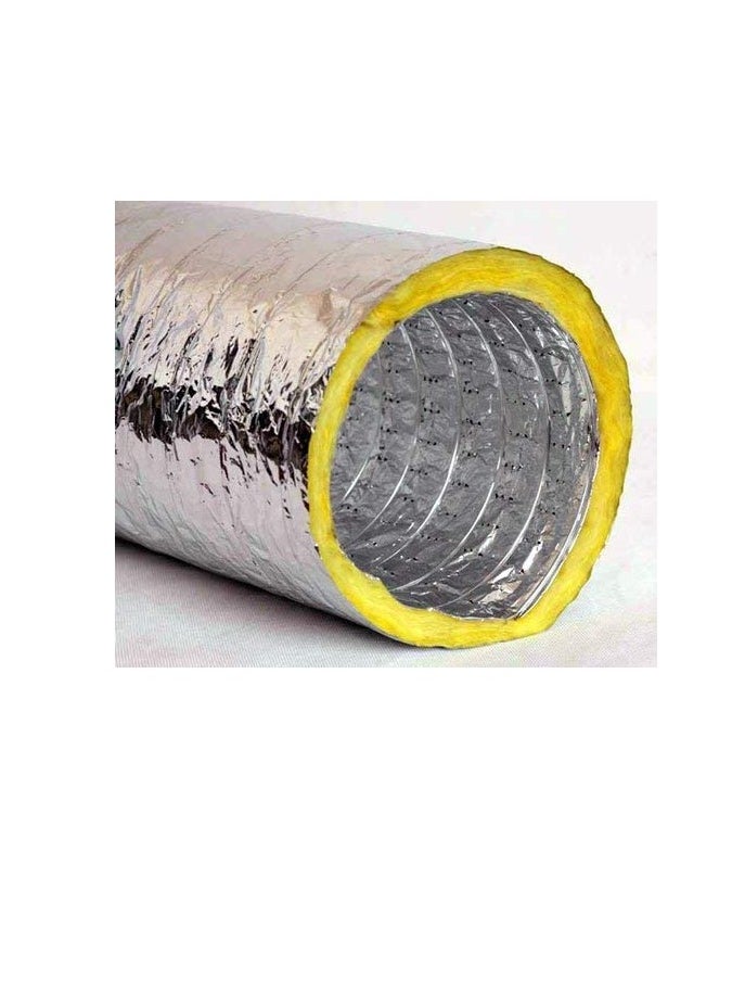 Generic - Aluminium Flexible Duct Venting Duct Hose for Air Exhaust Line, Air Condition Line (4 inch insulated) - Image 1