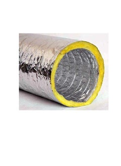 Generic Aluminium Flexible Duct Venting Duct Hose for Air Exhaust Line, Air Condition Line (4 inch insulated)  - Image 2