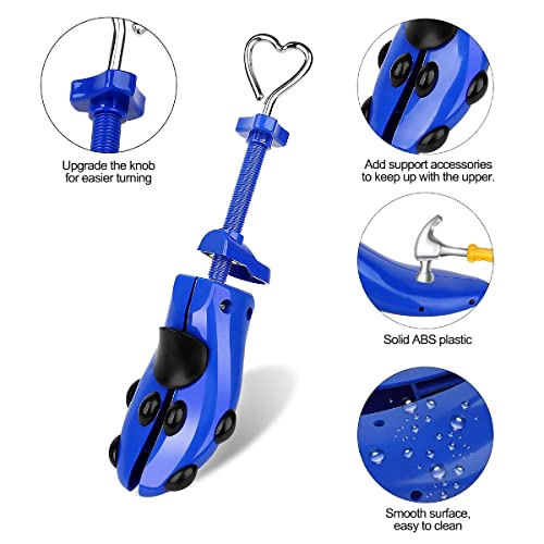 XYH Shoe Stretcher Comes with Dust-Proof Bag, Pair of Plastic Shoe Stretcher,4 Way Ajustable. - Image 2