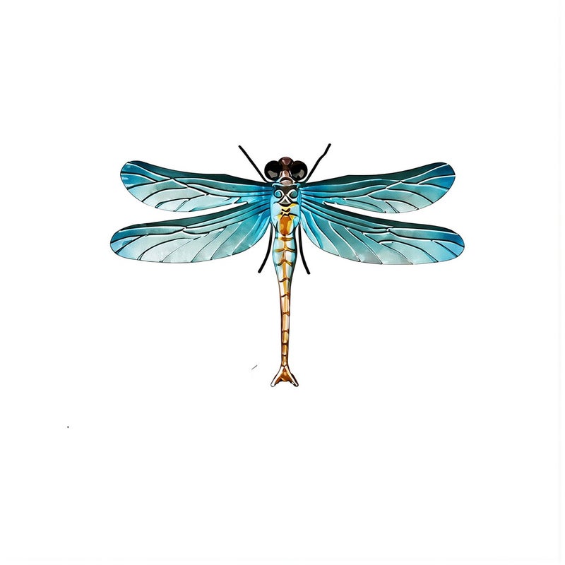 Dragonfly Wall Decor Set Of 3 Ideal Gift For Gardener Home Decor Lover Housewarming Present - Image 1