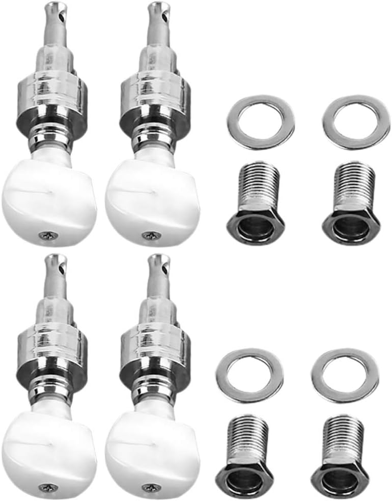comfrt 4pcs Banjo Tuning Pegs Tuners String Key Banjo Parts Accessories Tuning Kit Banjo Machine Head Tuning Tuner Peg for Banjo Guitar Replacement Parts - Image 1