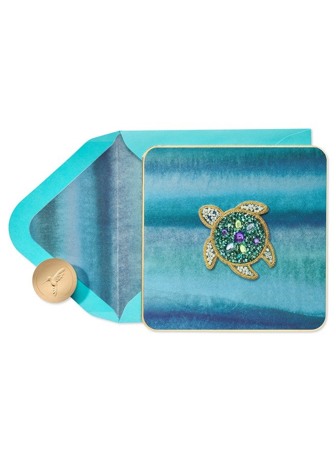 Papyrus Blank Card (Sea Turtle) - Image 1