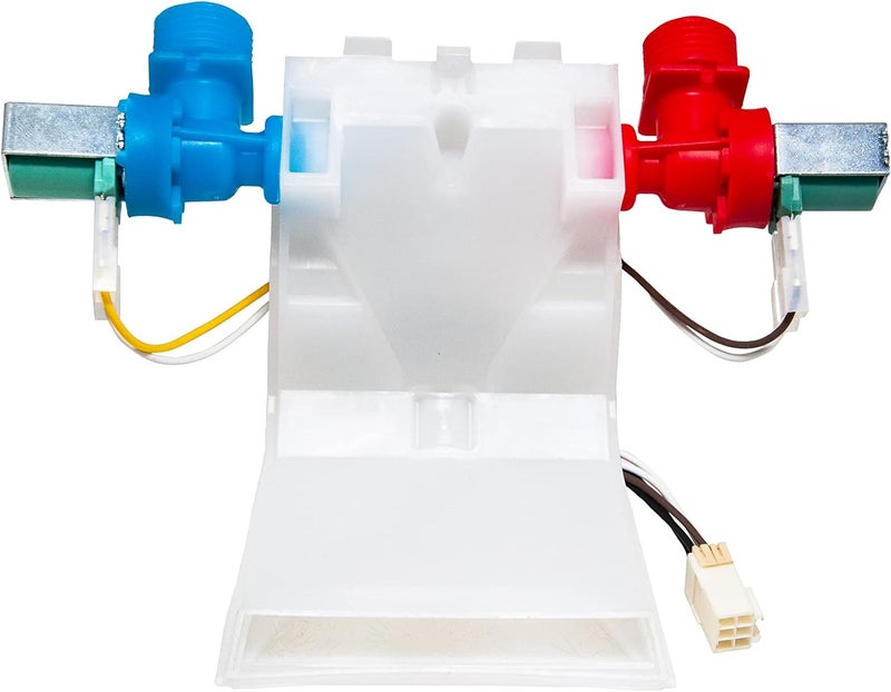 AUGSMIAR W10144820 Washer Water Inlet Valve Washing Machine Replacement Part Replace WPW10144820, WPW10144820VP, W10311458, AP4371093, AP6015761, EAP11749042, PS11749042, W10140914, W10140911, 1480998, etc - Image 1
