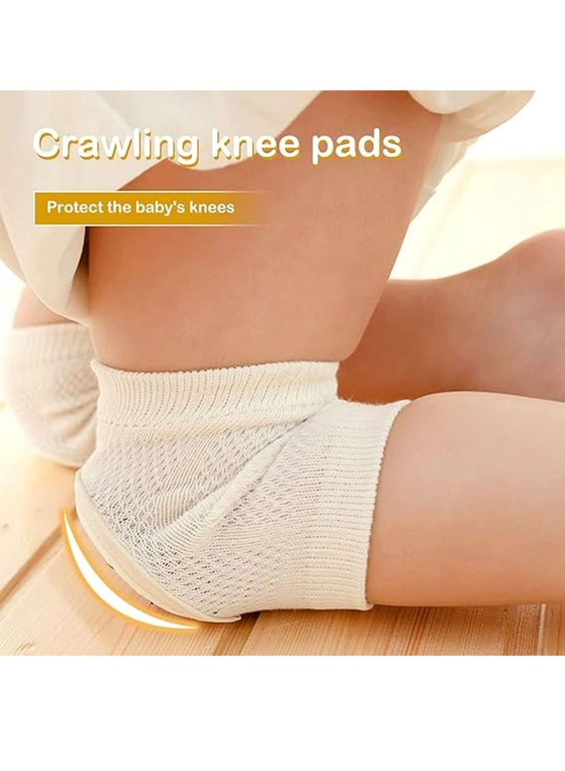 MIXDE 3 Pairs Baby Knee Pads for Crawling, Soft Knee Protectors,Non-Slip Infant Knee Pad for Hardwood Floors,Boys Girls 6-25 Months - Image 4