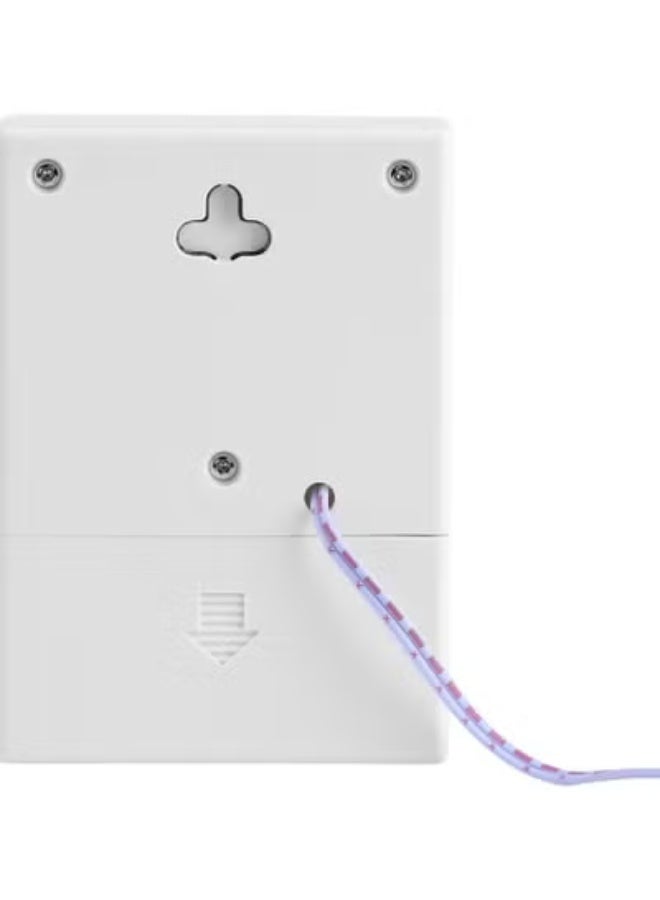 90dB Wired Doorbell – Small Size Wall-Mount Welcome Chime with ABS Non-Flammable Door Alarm for Home  Office Access Control - Image 3