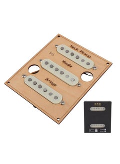 Single Coil Pickup Set Neck Middle Bridge Alnico 5 SSS Pickup for Strat Style Guitars
