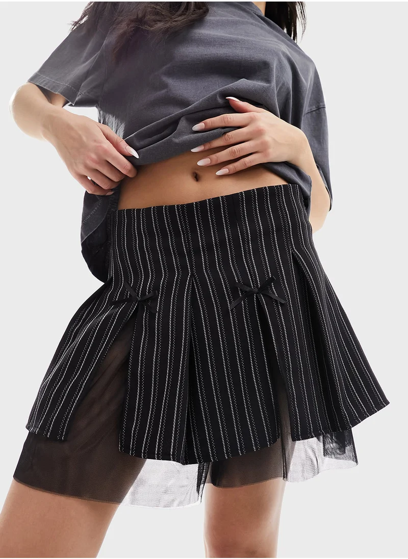 ريكلايمد فينتدج Ruffled High Waist Skirt