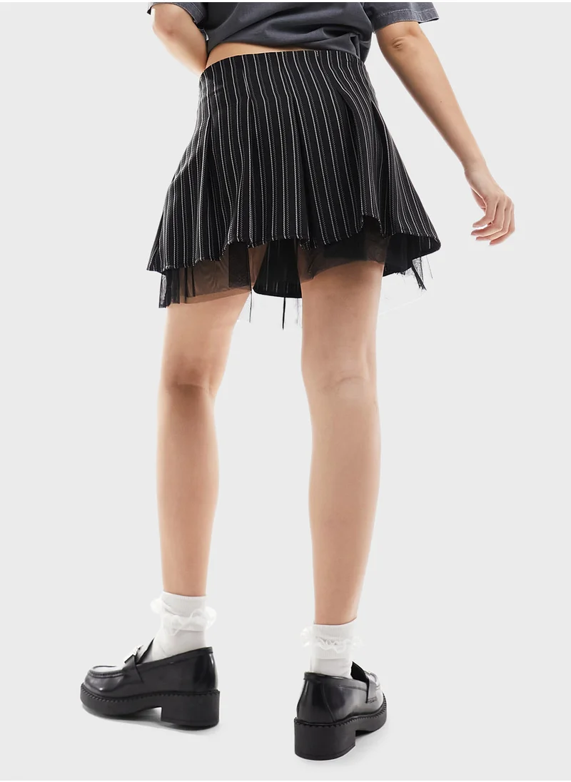 ريكلايمد فينتدج Ruffled High Waist Skirt