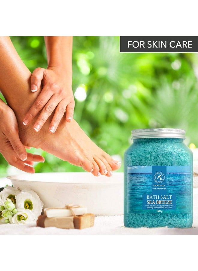 Aromatika ملح البحر للاستحمام 46 أونصة - ملح نسيم البحر - ملح البحر الطبيعي - الأفضل لنوم جيد - مريح - مهدئ - العناية بالجسم - الجمال - العلاج بالروائح - Image 5