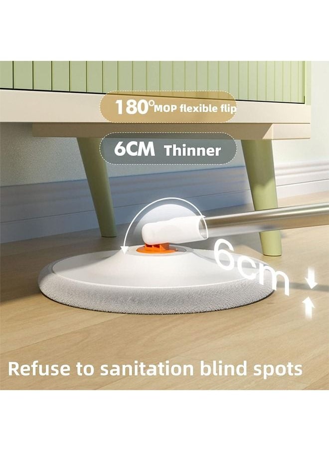 360 Rotation Mop New Style Clean Water and Dirty Water Separating Round Cleaning Mop for Dining Room With 4 Pcs Microfiber Pad