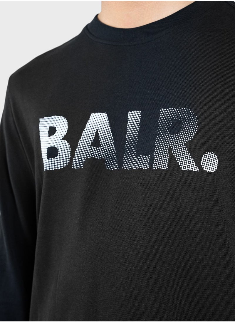 BALR - Franck Relaxed Tunnel Longsleeve T-Shirt - Image 1