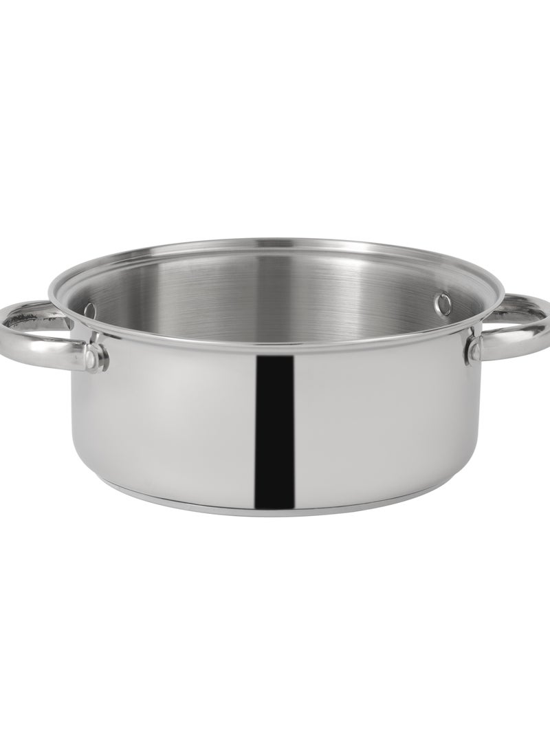 DELCASA - Delcasa 3 Layer SS induction Steamer pot with Glass Lid 24CM 4.0L - Image 1