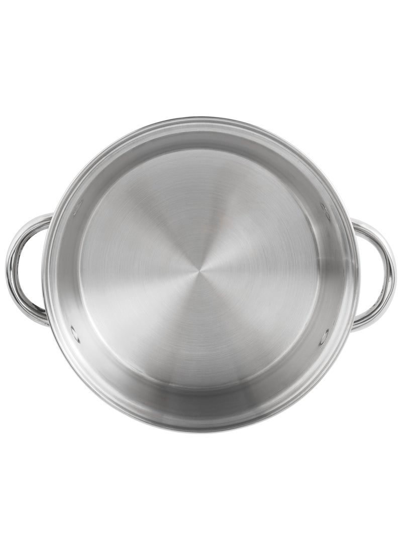 DELCASA - Delcasa 3 Layer SS induction Steamer pot with Glass Lid 24CM 4.0L - Image 1