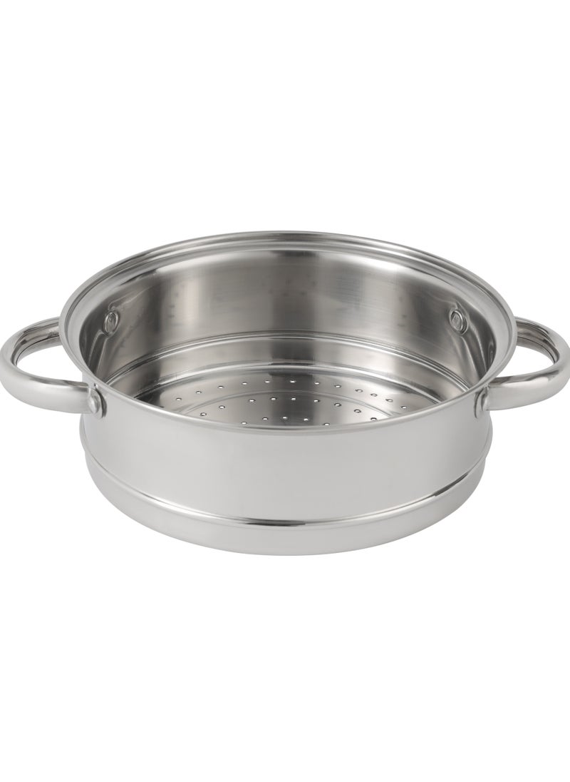 DELCASA - Delcasa 3 Layer SS induction Steamer pot with Glass Lid 24CM 4.0L - Image 1