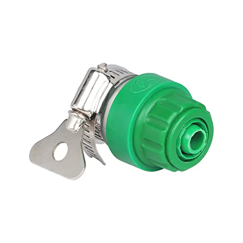 Garbnoire Heavy Duty Hose Pipe Fitting Standard Size 1/2'' Tap Connector For Garden Water Pipe,Car,Bike Washing Accessories| Universal Adjustable Adapter Suitable Connecting Hose Pipe Green(Pack of 1) - Image 5